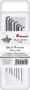 Igły do filcowania Titanum 7 sztuk - zdjęcie