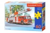 Puzzle 60 elementów. Wóz strażacki - zdjęcie