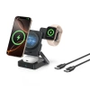 Ładowarka bezprzewodowa Baseus PicoGo AF21 3w1 Qi2.2 35W z kablem USB-C 1m - czarna - zdjęcie