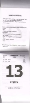Kalendarz zdzierak tradycyjny 2026 z poradami zrywany zdzierany - zdjęcie