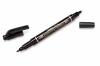 Foliopis dwustronny PENTEL N75W czarny - zdjęcie