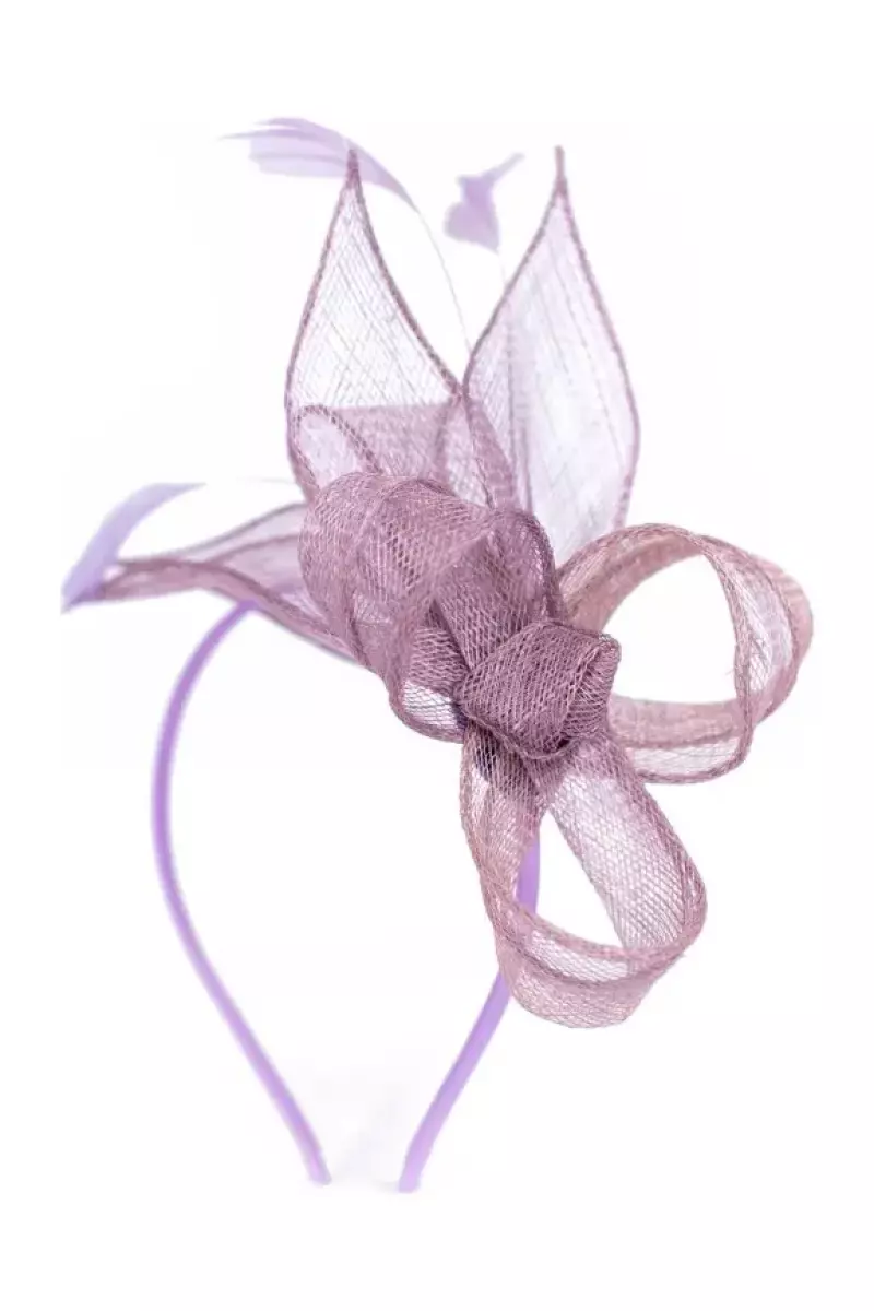 Fascynator Stylish Bow, lawendowy Fascynator Stylish Bow, lawendowy