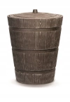 Zbiornik Pojemnik na Wodę Deszczówkę Beczka Rustico 275L Umbra Wood - zdjęcie