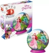 Puzzle 3D 72 elementy. Kula. Księżniczki Disneya - zdjęcie