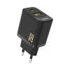 Ładowarka Dudao A26T GaN 25W USB-A, USB-C - czarna - zdjęcie