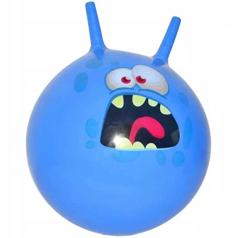 Piłka do Skakania z Rogami Skoczek 45CM Niebieska Enero Toys Piłka do Skakania z Rogami Skoczek 45CM Niebieska Enero Toys