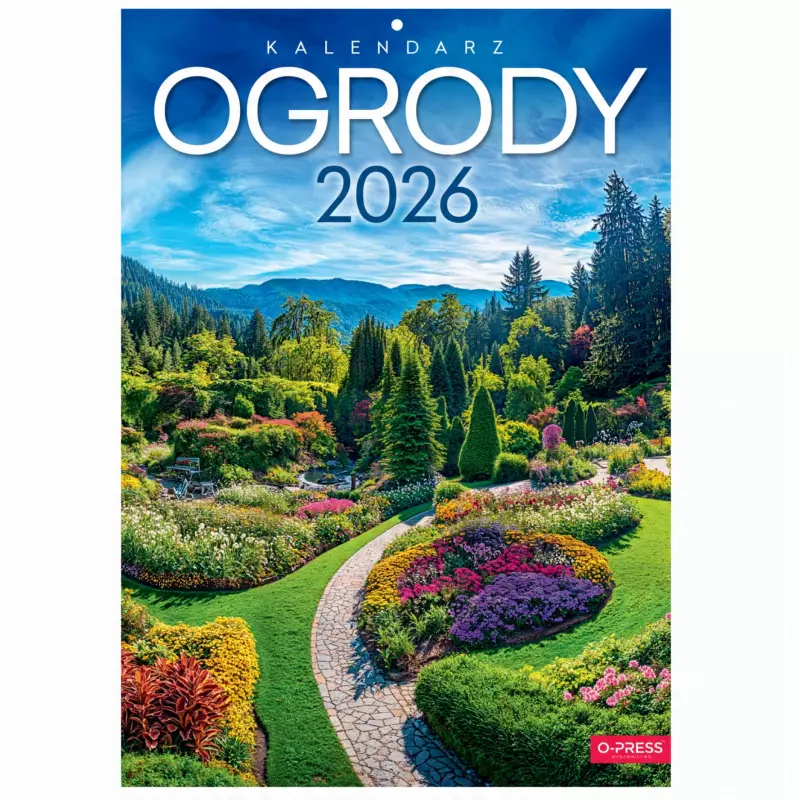 KALENDARZ ŚCIENNY A4 OGRODY 2026 Wieloplanszowy Miesięczny KALENDARZ ŚCIENNY A4 OGRODY 2026 Wieloplanszowy Miesięczny