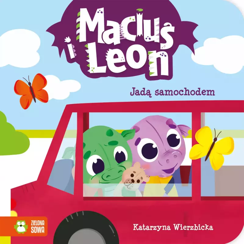 Maciuś i Leon jadą samochodem Maciuś i Leon jadą samochodem