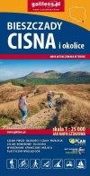 Mapa Bieszczady, Cisna i okolice w skali 1:25 000 - zdjęcie