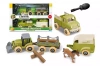 Mini farma traktor z przyczepą do skręcania - zdjęcie