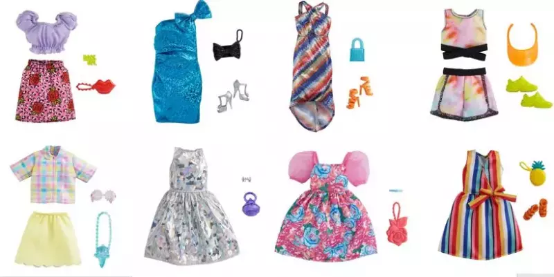 Barbie. GWD96 Zestaw kompletnej stylizacji, mix wzorów