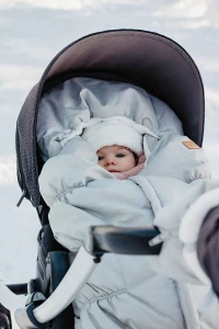 Beaba Śpiwór zimowy do wózka 6-24m Heather grey, zdjęcie 4
