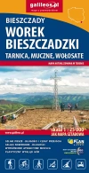 Bieszczady. Worek bieszczadzki. Mapa turytyczna, 1:25 000 - zdjęcie