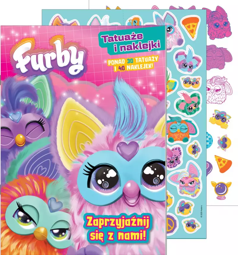 Furby. Furby. Tatuaże i naklejki. Zaprzyjaźnij się z nami!