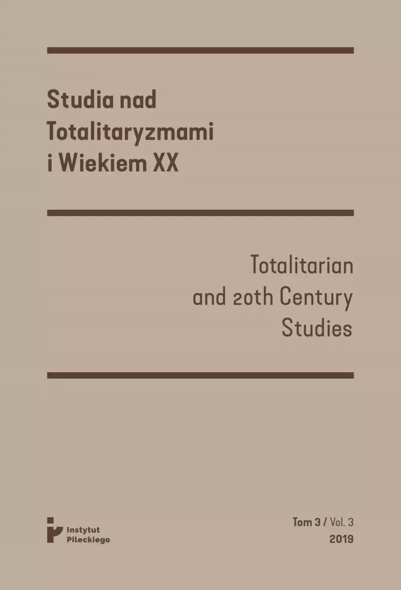 Studia nad Totalitaryzmami i Wiekiem XX Studia nad Totalitaryzmami i Wiekiem XX