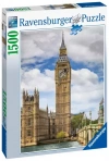 Puzzle 1500 elementów Big Ben z Kotem - zdjęcie