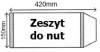 Okładka na zeszyt do nut A5 (25 szt) NARNIA - zdjęcie