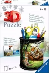 Puzzle 3D. Przybornik, dzika przyroda - zdjęcie