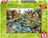 Puzzle 1000 PQ Wioska na skraju lasu 113681 - zdjęcie