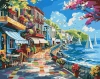 Malowanie po numerach - Miasto nad oceanem 40x50cm - zdjęcie