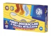 Farby dekoracyjne o połysku metalicznym, 6 kolorów 10 ml - zdjęcie