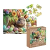 Puzzle drewniane 50 elementów. Milliwood. Wielkanocny zajączek - zdjęcie