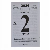 KALENDARZ ZDZIERAK 2026 RODZINNY Zrywany z Poradami z Przepisami, zdjęcie 4