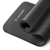 Mata do ćwiczeń Wozinsky WNSP-15C 183 x 61 x 1,5 cm gruba mata gimnastyczna do jogi i fitness - czarna - zdjęcie