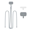 Tech-Protect C5S Rope Crossbody Strap Steel Grey - zdjęcie
