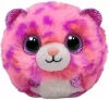 Maskotka TY Beanie Balls TOPAZ leopard różowy 42541 - zdjęcie