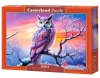Puzzle 500 elementów. Perfekcyjny wieczór sowy - zdjęcie