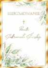 Karnet A5 Bierzmowanie. Listki - zdjęcie