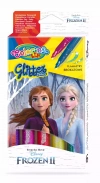 Flamastry brokatowe Colorino Kids 6 kolorów Frozen - zdjęcie