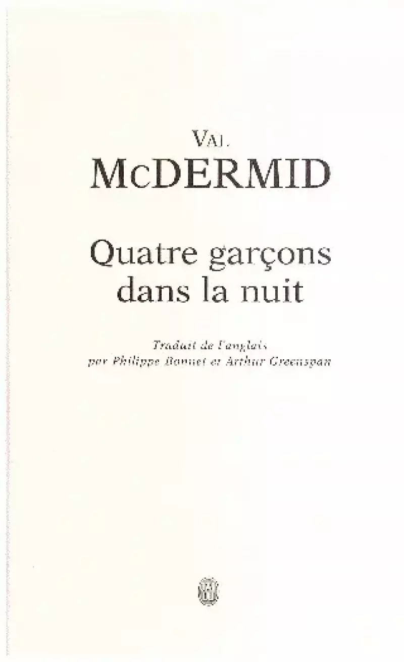 Quatre garcons dans la nuit Quatre garcons dans la nuit