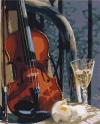 Malowanie po numerach Martwa natura z instrumentami muzycznymi - zdjęcie