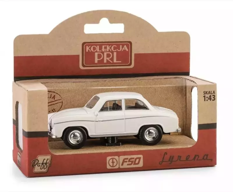 Kolekcja PRL Syrena 104 biała Kolekcja PRL Syrena 104 biała
