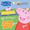 Świnka Peppa. W drogę! Układanka, kolorowanka, puzzle - zdjęcie