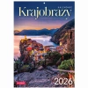 KALENDARZ ŚCIENNY A4 KRAJOBRAZY 2026 Wieloplanszowy Miesięczny - zdjęcie
