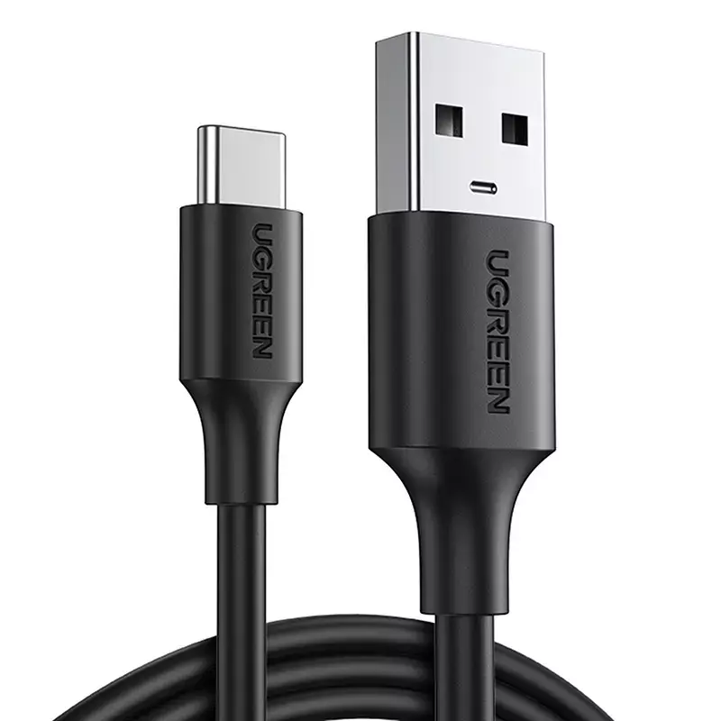 Kabel UGREEN US287 USB-A-USB-C 0.5m (czarny) Kabel UGREEN US287 USB-A-USB-C 0.5m (czarny)