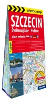 Plastic map Szczecin, Świnoujście, Police w.2025 - zdjęcie