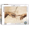Puzzle 1000 elementów. Stworzenie Adama, Michał Anioł - zdjęcie