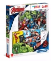 Puzzle 2x60 elementów. Supercolor. Avengers - zdjęcie