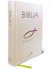 Biblia z rybką - biała z paginatorami - zdjęcie
