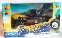 WELLY METALOWE AUTO Z NAPĘDEM 1967 PONTIAC FIREBIRD MONSTER TRUCK DUŻE KOŁA, zdjęcie 3
