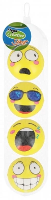 PiŁka Antystresowa Emotki 4 szt. Mega Creative 576848 - zdjęcie