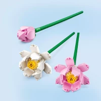 LEGO Flowers Kwiaty lotosu 40647, zdjęcie 3