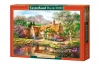 Puzzle 3000 elementów. Twilight at Woodgreen Pond - zdjęcie