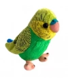 Maskotka Papuga falista zielono-niebieska 13 cm - zdjęcie