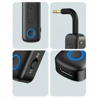 Tech-Protect Ultraboost AU02 Audio Adapter Aux Bluetooth 5.4 Black, zdjęcie 4