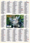 Kalendarz 2025 listkowy 1szt.mix - zdjęcie